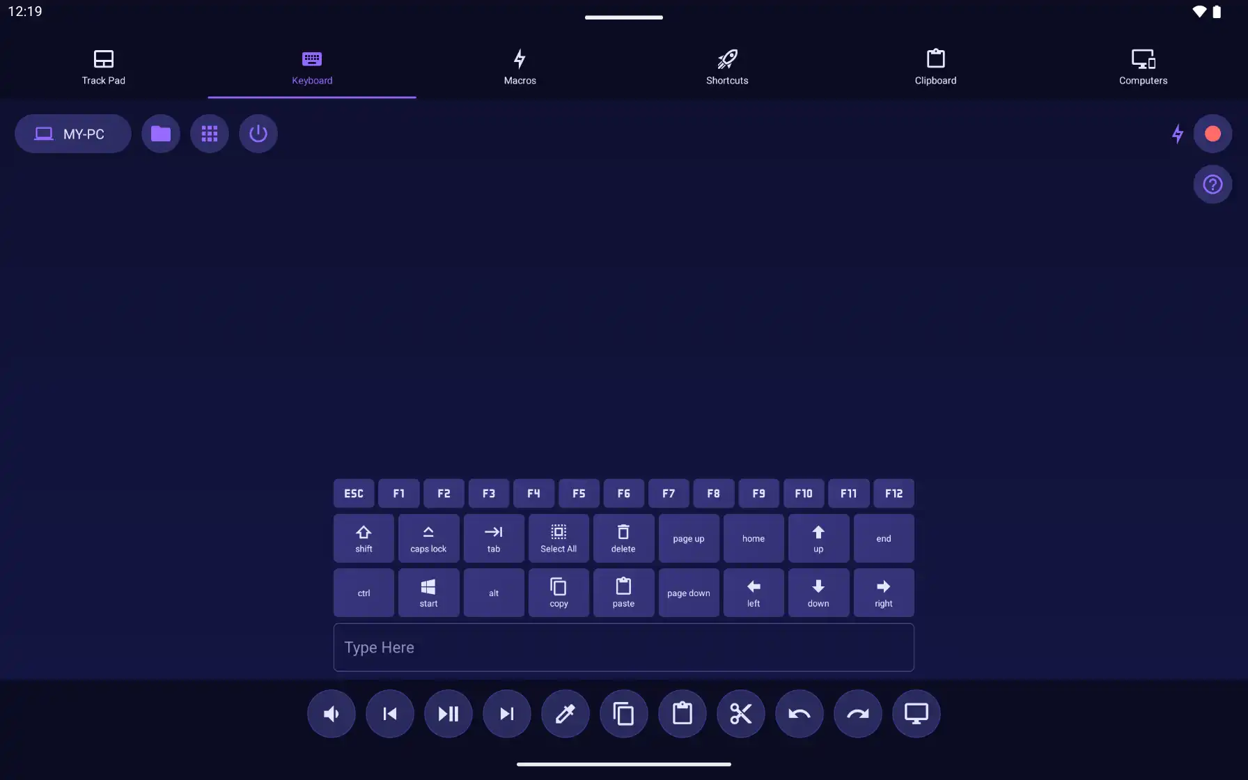Mobmote Tablet Screenshot 2