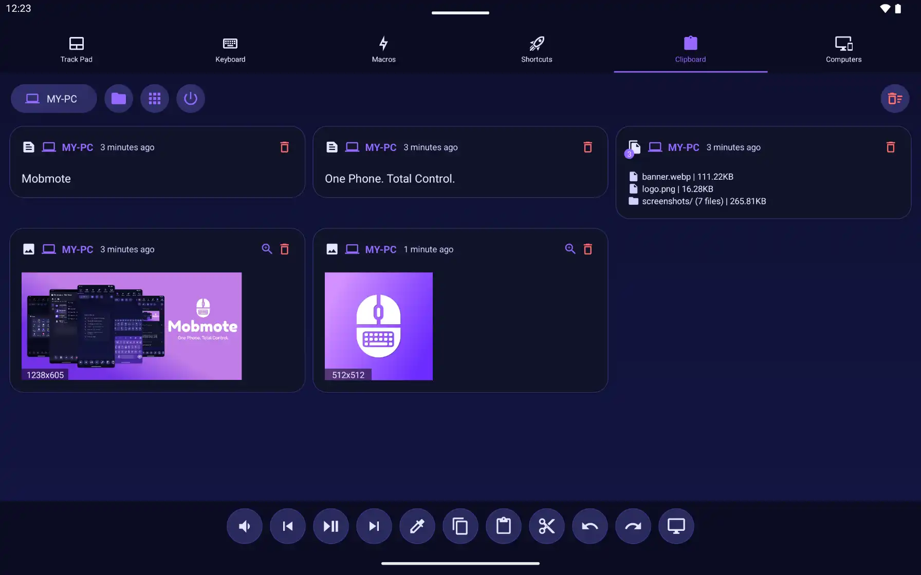 Mobmote Tablet Screenshot 4